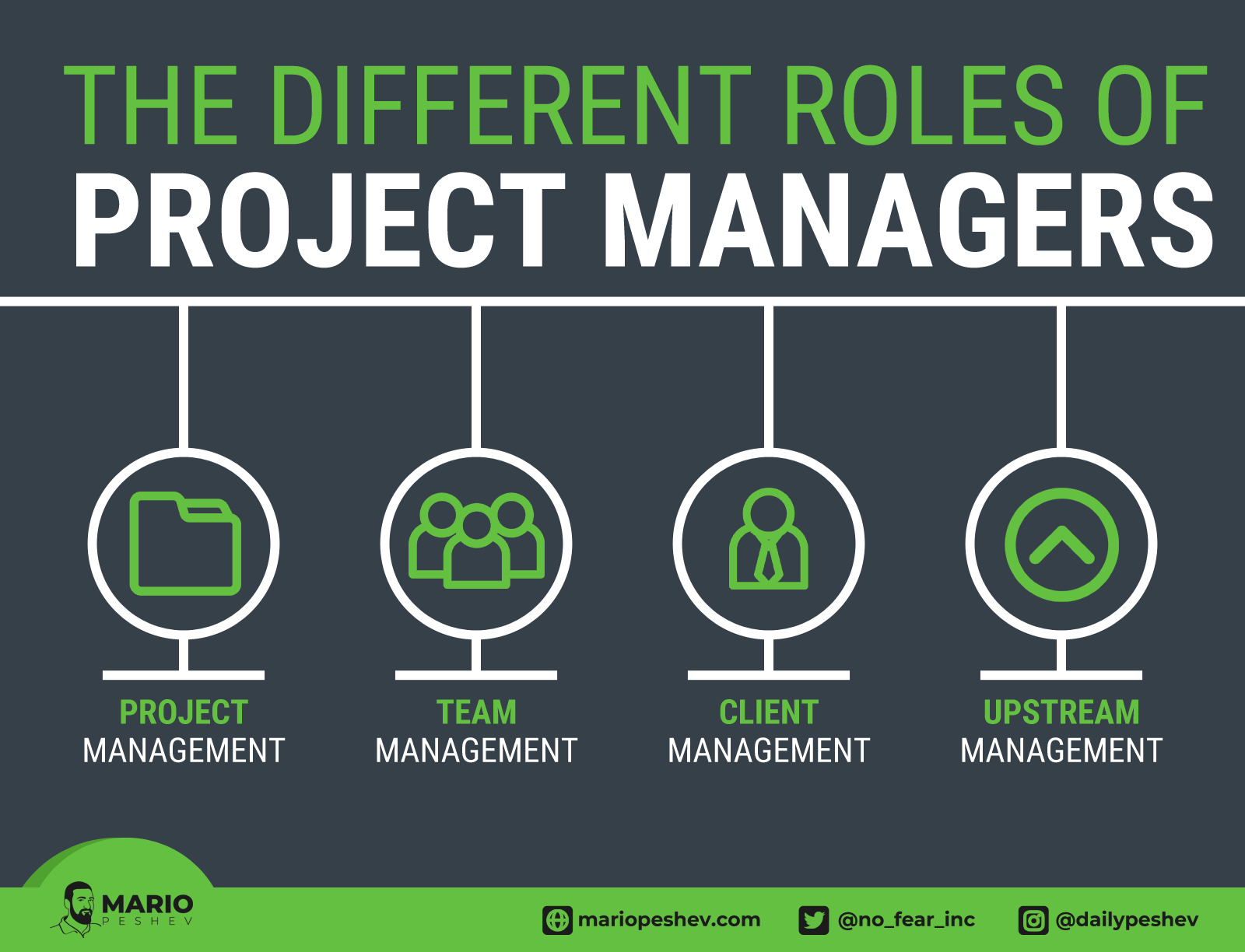The different roles of Project Managers