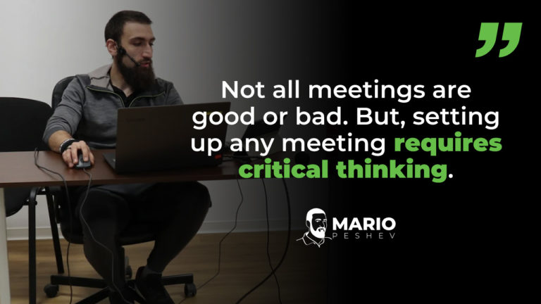 Why Set Up A Meeting