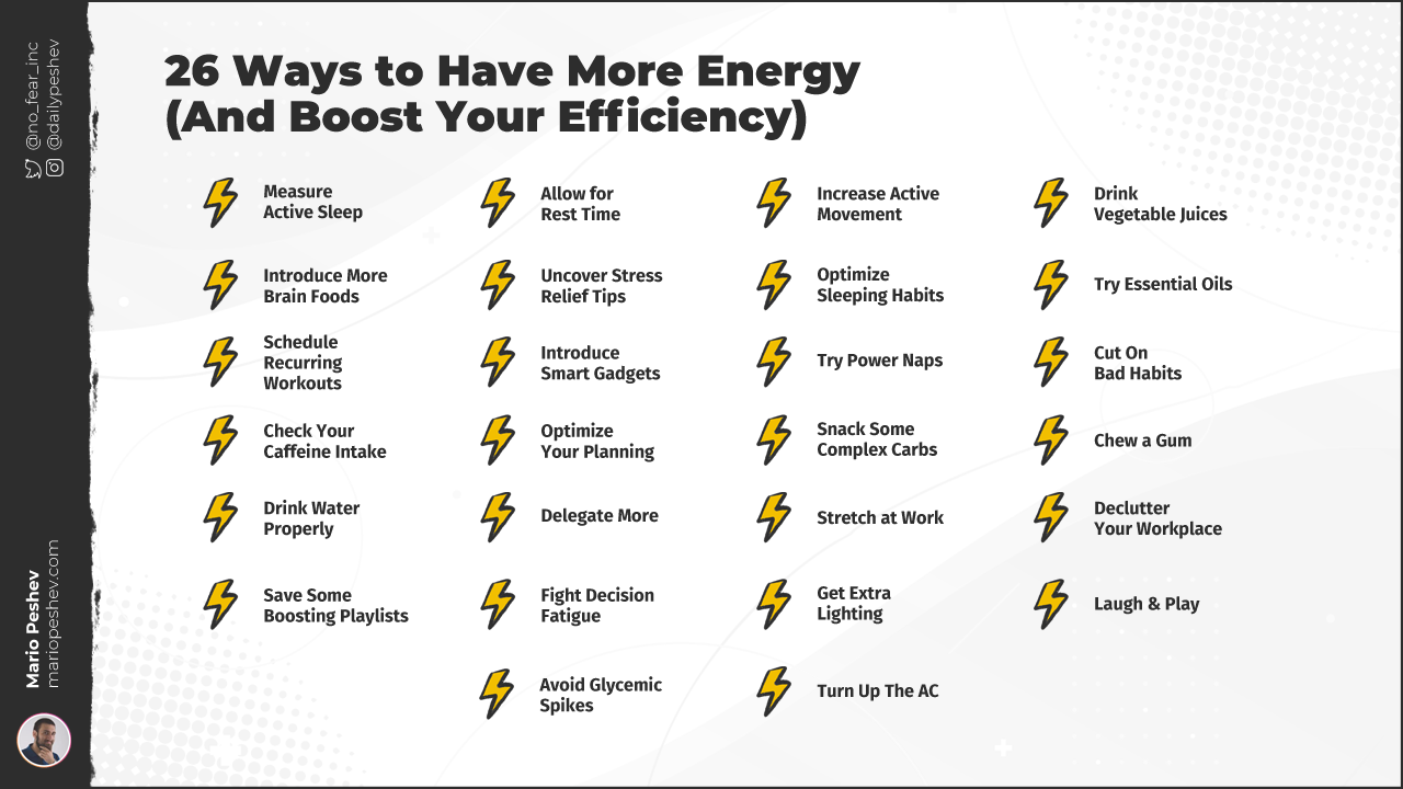 Ways to Have More Energy