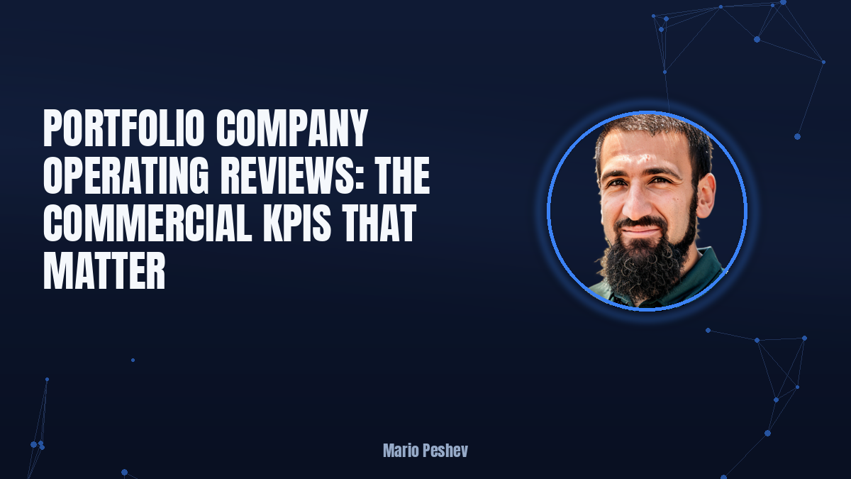 Portfolio Company Operating Reviews: The Commercial KPIs That Matter