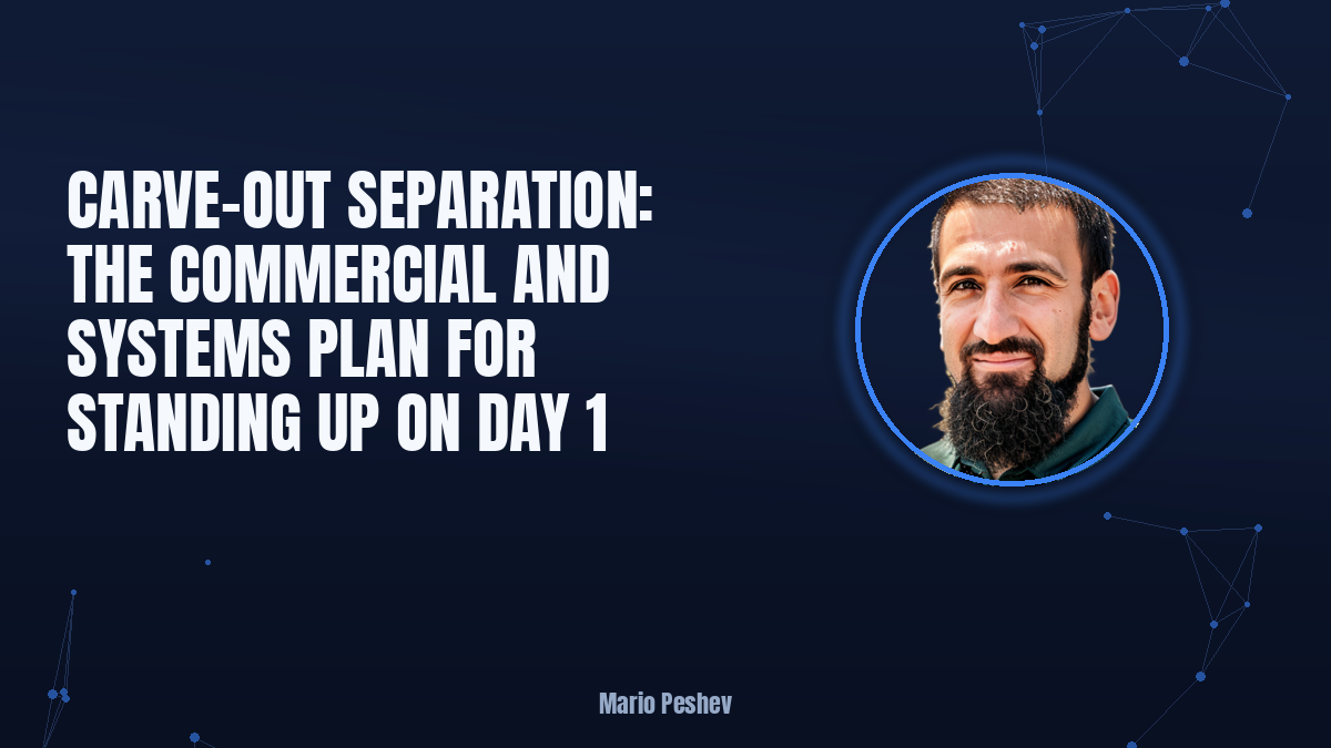 Carve-Out Separation: The Commercial and Systems Plan for Standing Up on Day 1