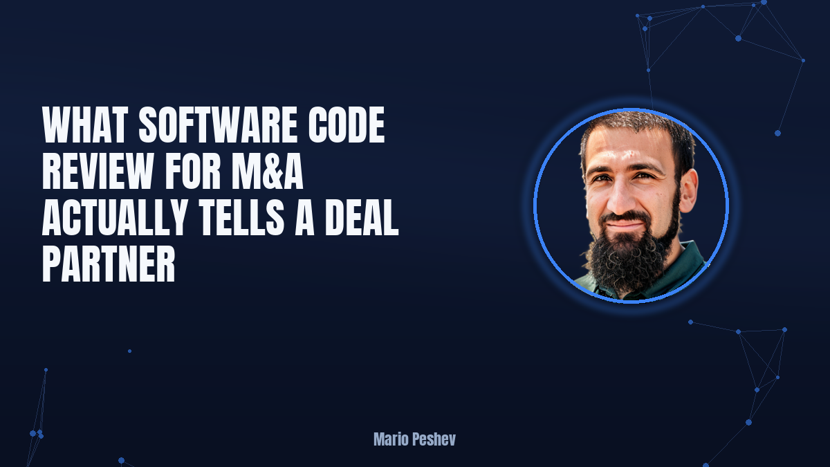 What Software Code Review for M&A Tells a Deal Partner